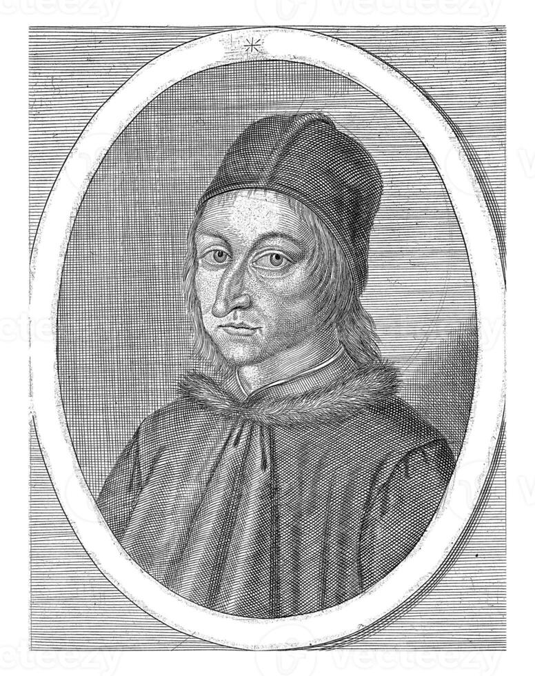 Portrait of Rudolf Agricola, Steven van Lamsweerde, 1654 photo