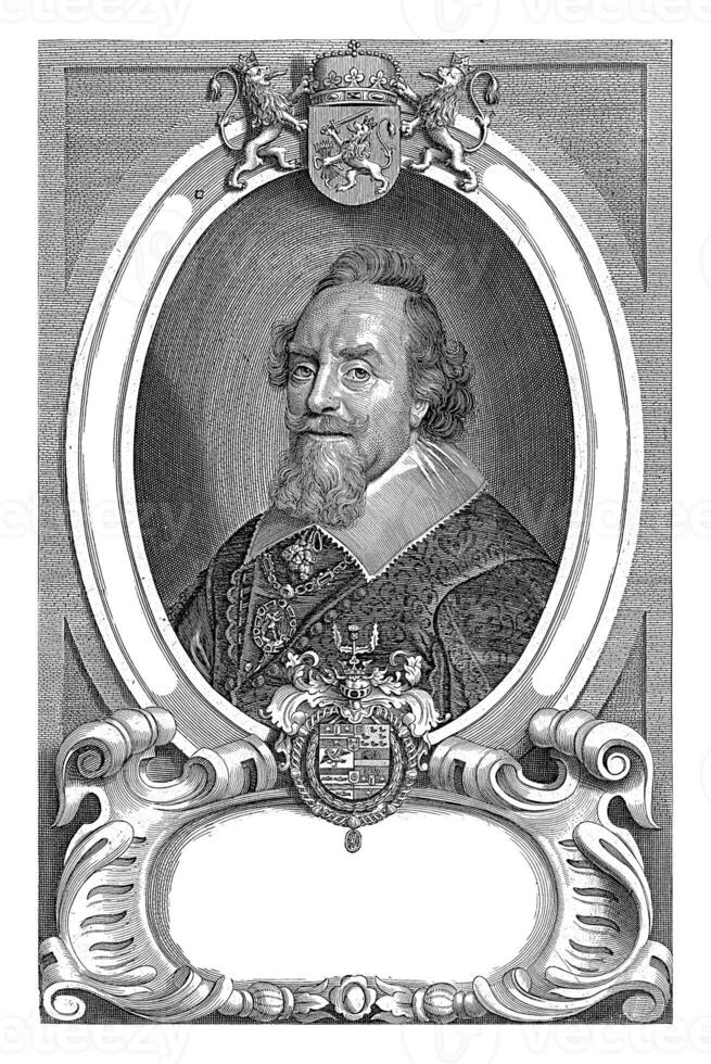 Portrait of Adriaen Pauw, Paulus Pontius, after Anselm van Hulle, 1697 photo