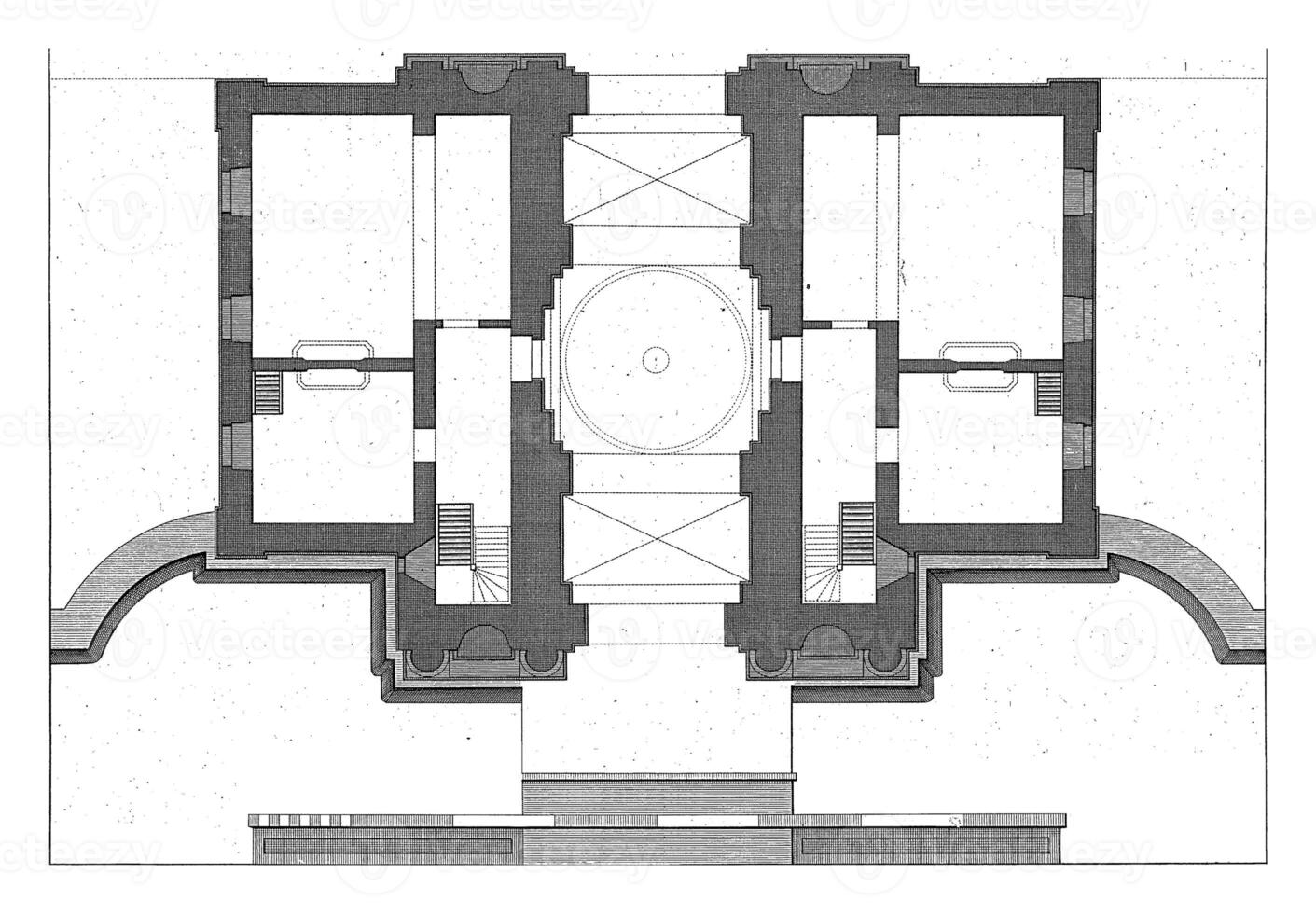 Map of the Second Muiderpoort in Amsterdam, Caspar Jacobsz. Philips, after Cornelis Rauws, 1771 photo