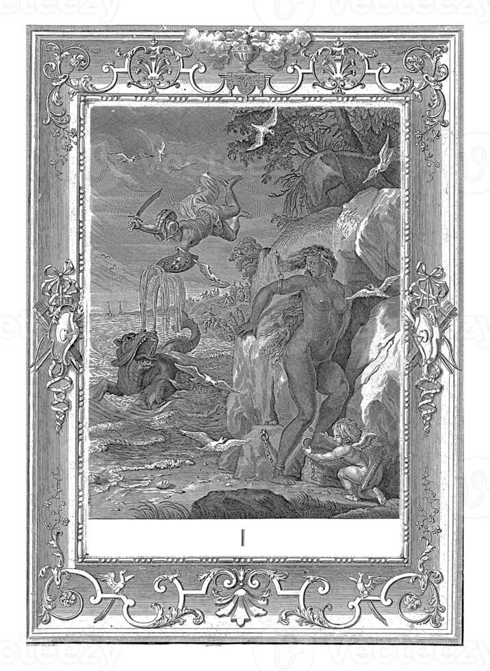 Perseus and Andromeda, Bernard Picart workshop of, after Bernard Picart, 1731 photo