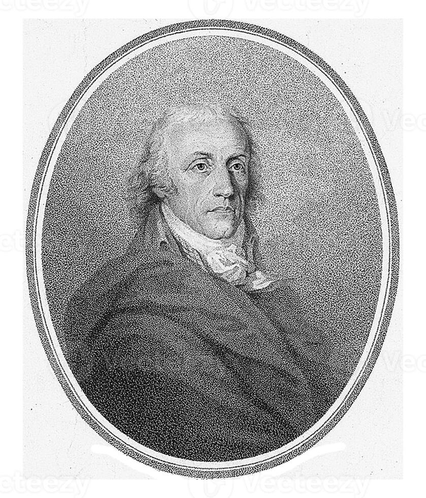 Portrait of Johann Adam Schmidt, Carl Heinrich Rahl, after Joseph Anton Kapeller, 1801 photo