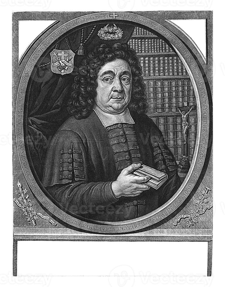 Portrait of Aegidius de Glabbais, Andries van Buysen Sr., 1717 photo