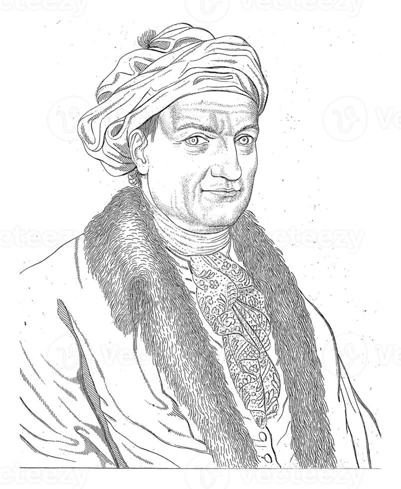 Portret van Giovanni Volpato, Giuseppe Dala, after Angelica Kauffmann, 1798 - 1860 photo