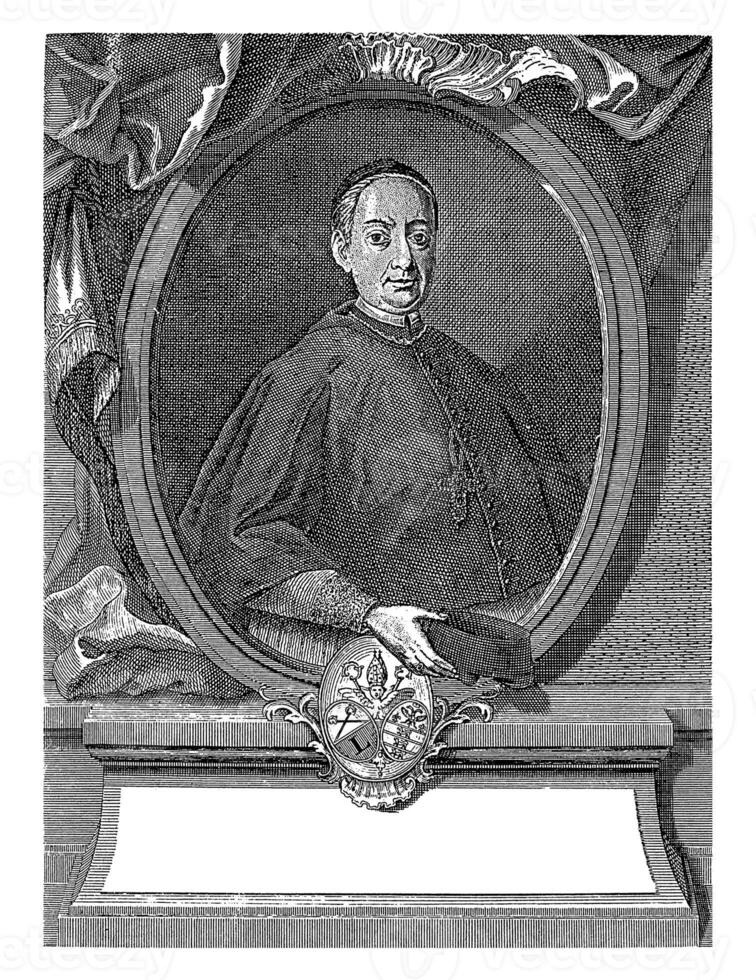 Portret van Eugen, Imperial Count of Inzaghi, Simon Thaddaeus Sondermayr, 1727 - 1751 photo