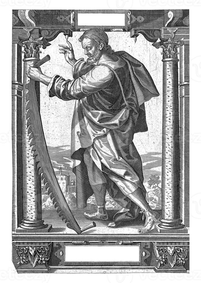 Simón zelotes el apóstol, dietrich kruger, 1614 foto