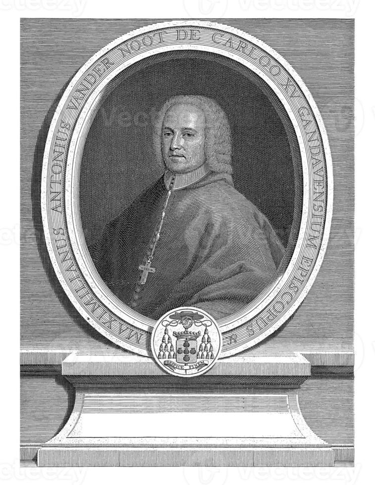 Portrait of Maximilian Antoon van der Noot, Frans Pilsen, 1710 - 1784 photo