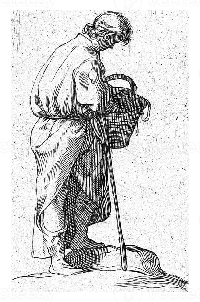 Young farmer, Frederick Bloemaert, after Abraham Bloemaert, after 1635 - 1669 photo