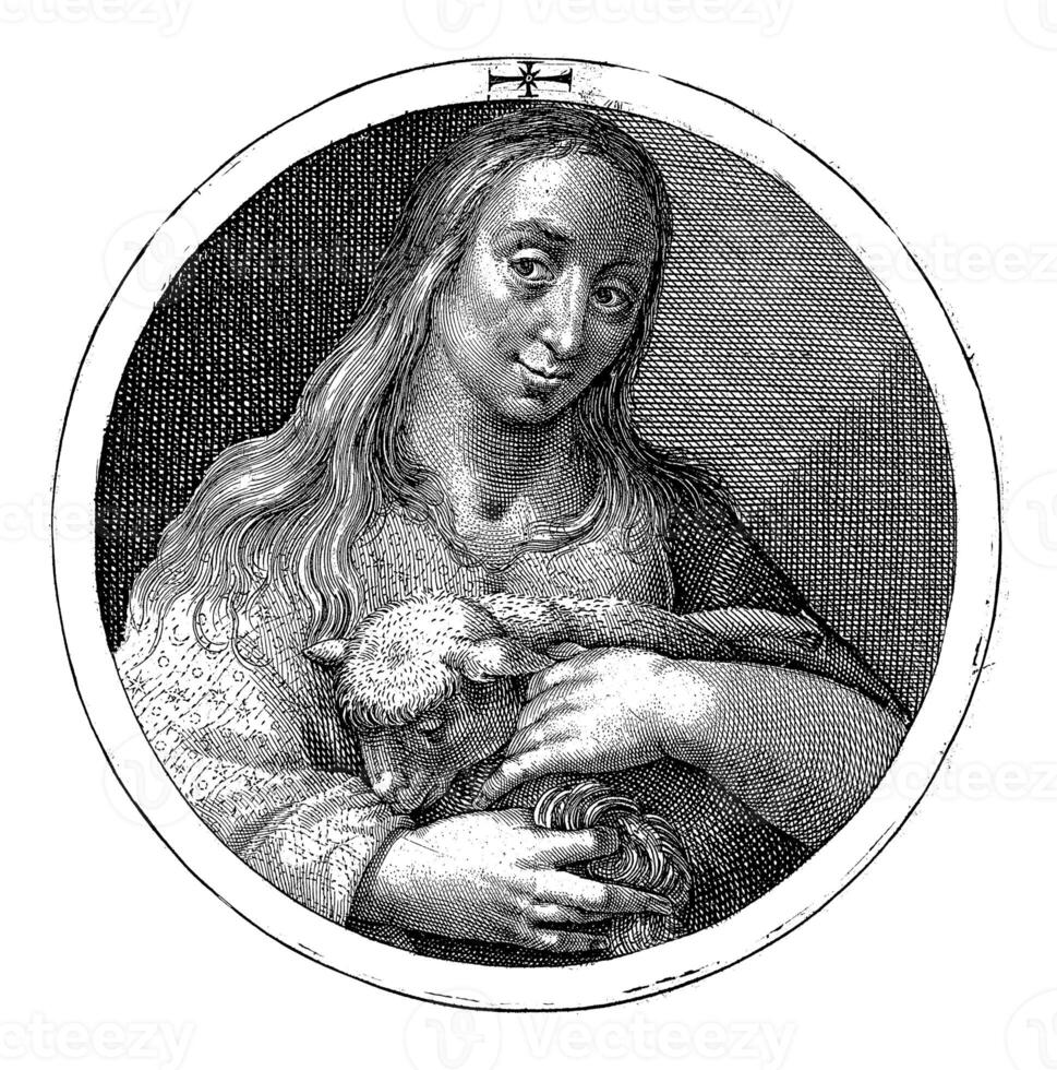 Sibyl of Erythrae, Crispijn van de Passe I, 1601 photo