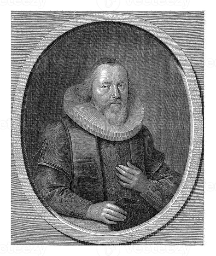 Portrait of Caspar Mauritius, Abraham Bloteling, after Gerd Dittmers, 1655 - 1690 photo