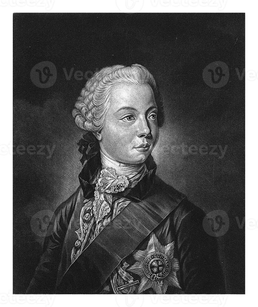 Portrait of William V, Prince of Orange-Nassau, John Greenwood, after Tethart Philip Christian Haag, 1755 - 1792 photo