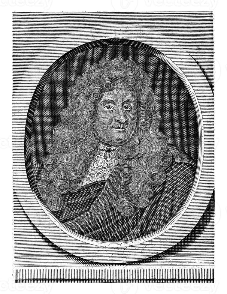 Portrait of Samuel von Pufendorf, Wouter Jongman photo