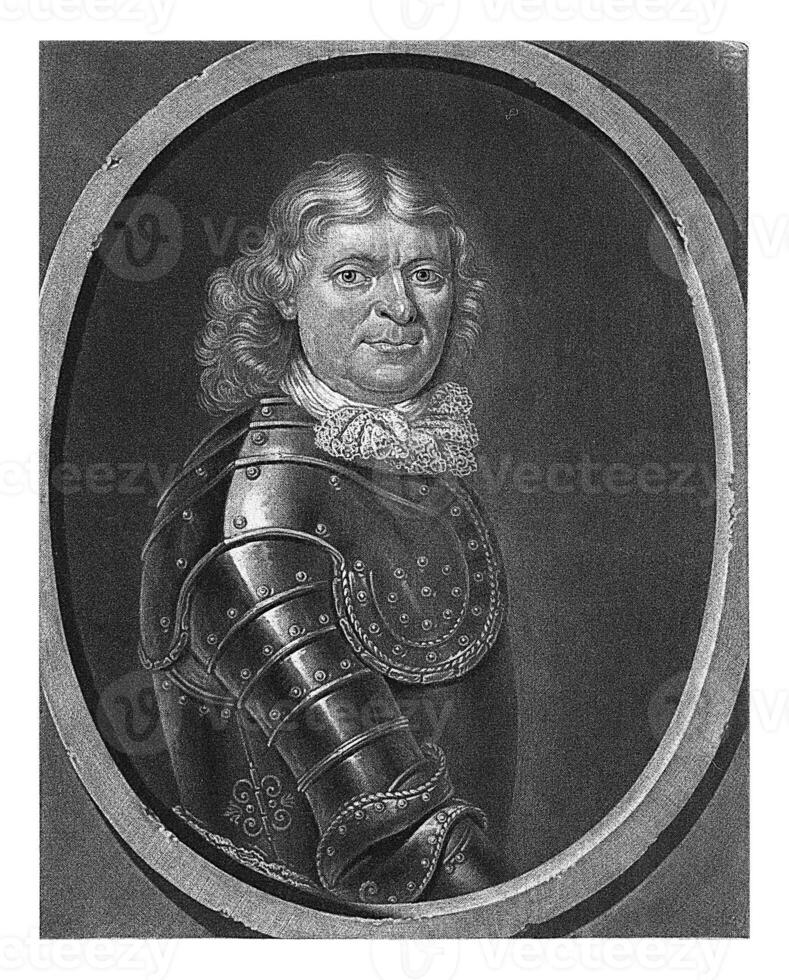 Portrait of Johannes Laemmell, Pieter Schenk I, after Samuel Bottschild, 1670 - 1713 photo