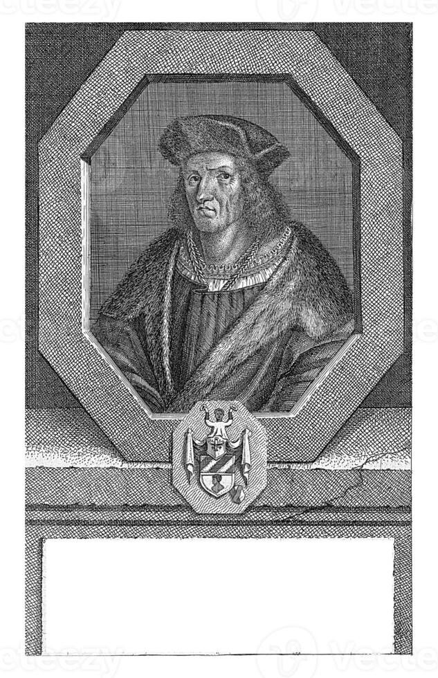 retrato de johann tucher, johann Friedrich leonardo, 1670 foto