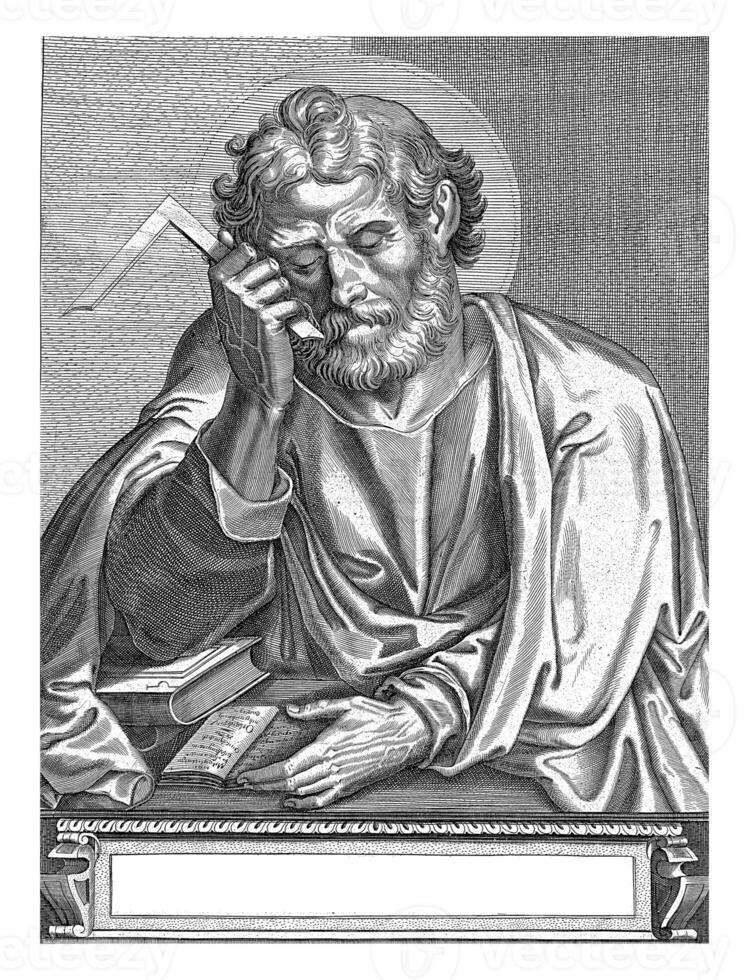 Apostle Matthew, Egbert van Panderen, c. 1590 - 1637 photo