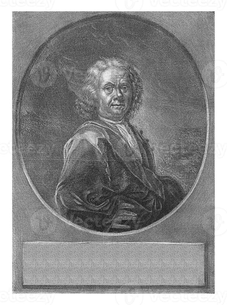 Portrait of Hermanus Boerhaave, Jan de Groot, 1722 - 1776 photo