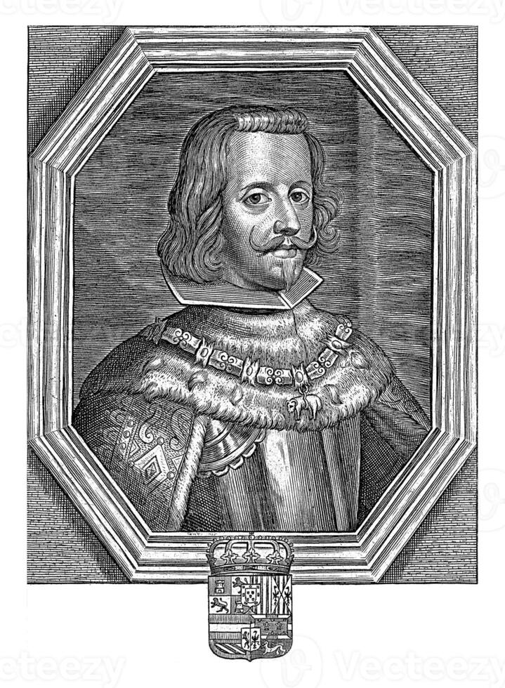 retrato de Rey Felipe iv de España, teodoro de merlen yo, 1619 - 1672 foto