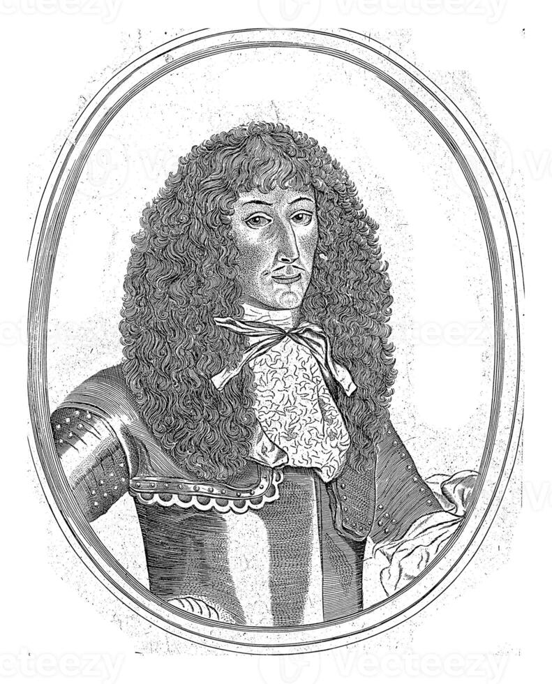 Portrait of General Pietro Strozzi, Leonardus Henricus, 1600 - 1799 photo