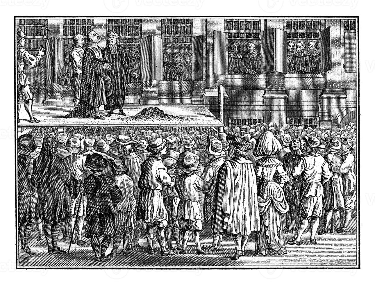 Execution of Captain Bont at the Admiralty Court in Amsterdam, Barent de Bakker, after Hermanus Petrus Schouten, 1782 photo