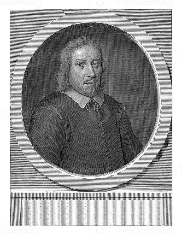 Portrait of Jakob Bahme, Pieter van Gunst, 1659 - 1731 photo