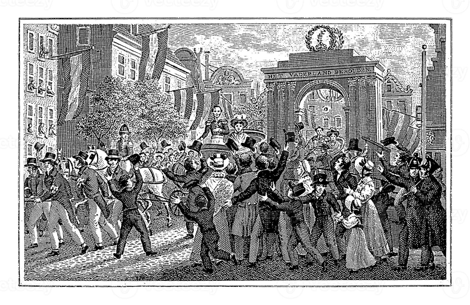 Inhalation of the Princes of Orange in Amsterdam, 1831 photo