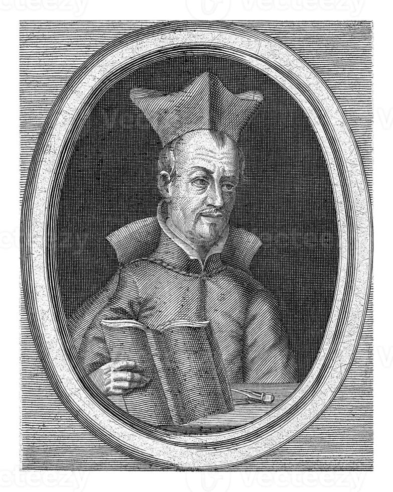 Portrait of Gregorius a Sancto Vincentio, Gerard de Groos, c. 1660 - 1730 photo
