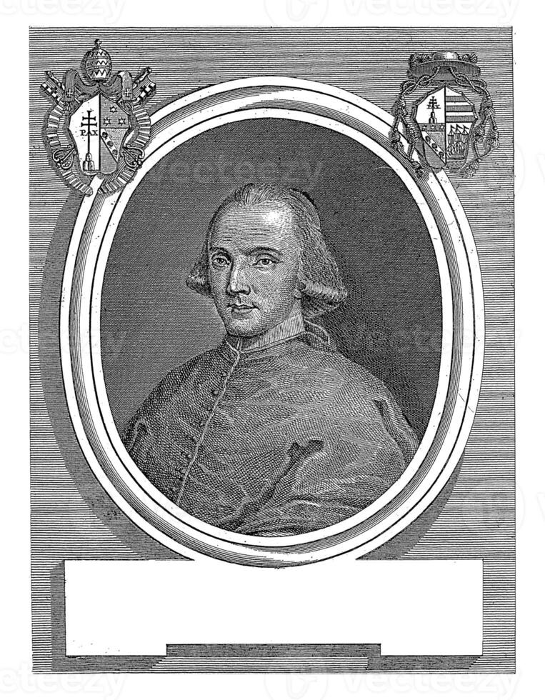 retrato de cardenal ercole consalvi, carlo antonini, 1795 - 1805 foto