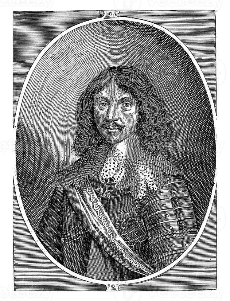 Portrait of Henri de la Tour d'Auvergne, Raphael Custos, 1621 - 1664 photo