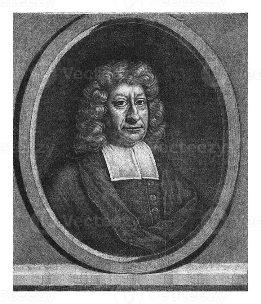 Portrait of Arnold Moonen, variant B, Frederik Boonen, after C. Kelder, 1708 - 1800 photo