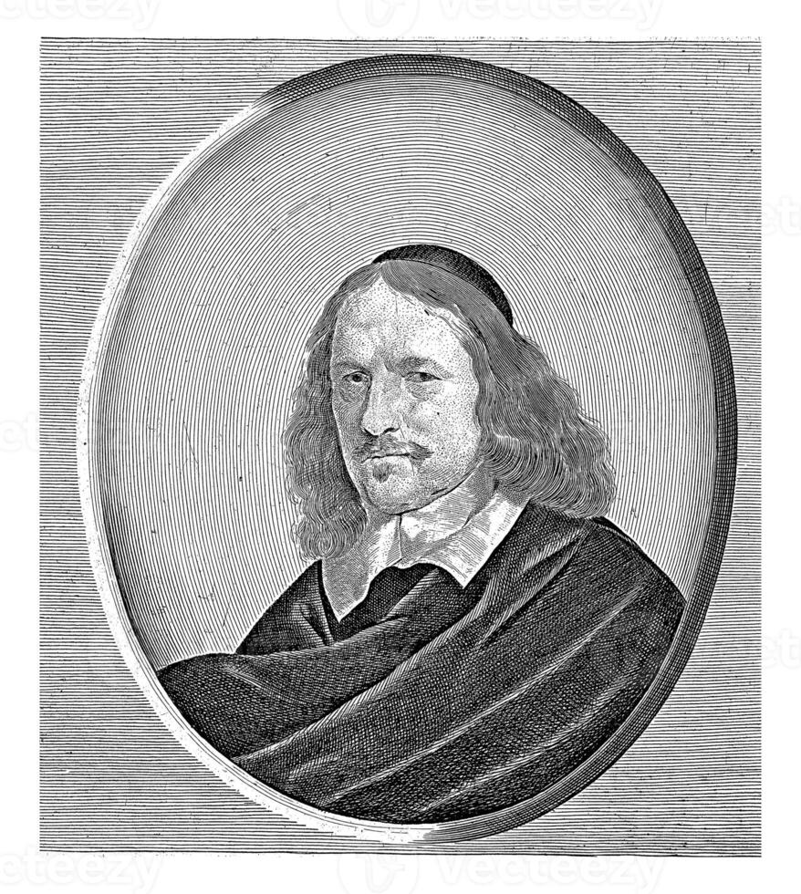 Portrait of Jacob van der Burgh, Pieter Holsteyn II, after Gerard ter Borch II, c. 1624-1673 photo