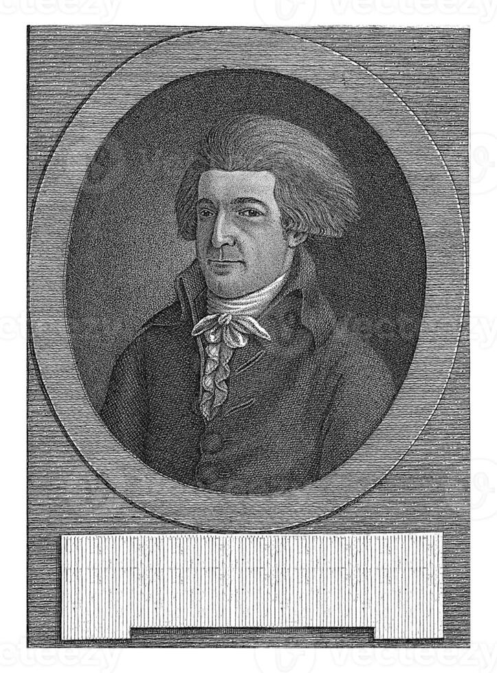 Portrait of Adriaan van Solingen, George Kockers, 1798 photo