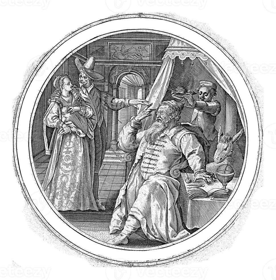 The Man at the Age of Seventy, Crispijn van de Passe I, 1574 - 1637 photo
