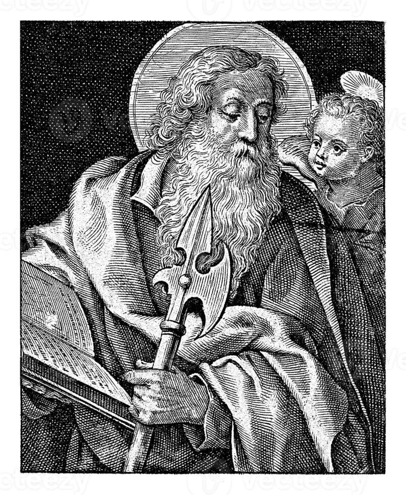 evangelista Mateo, antonio wierix yo, 1676 - 1719 foto