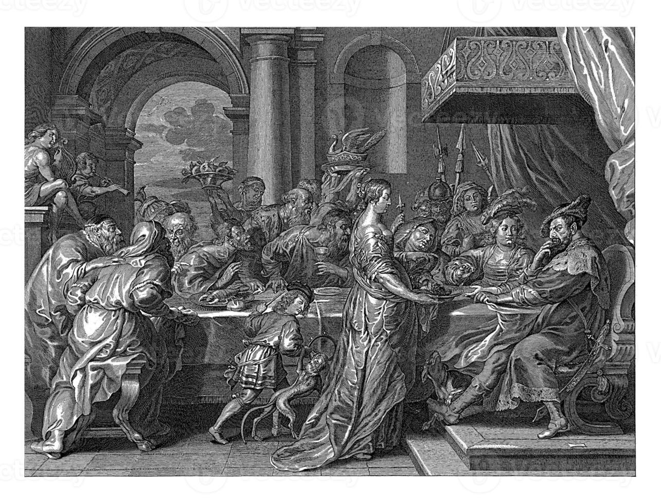Salome with the head of John the Baptist photo