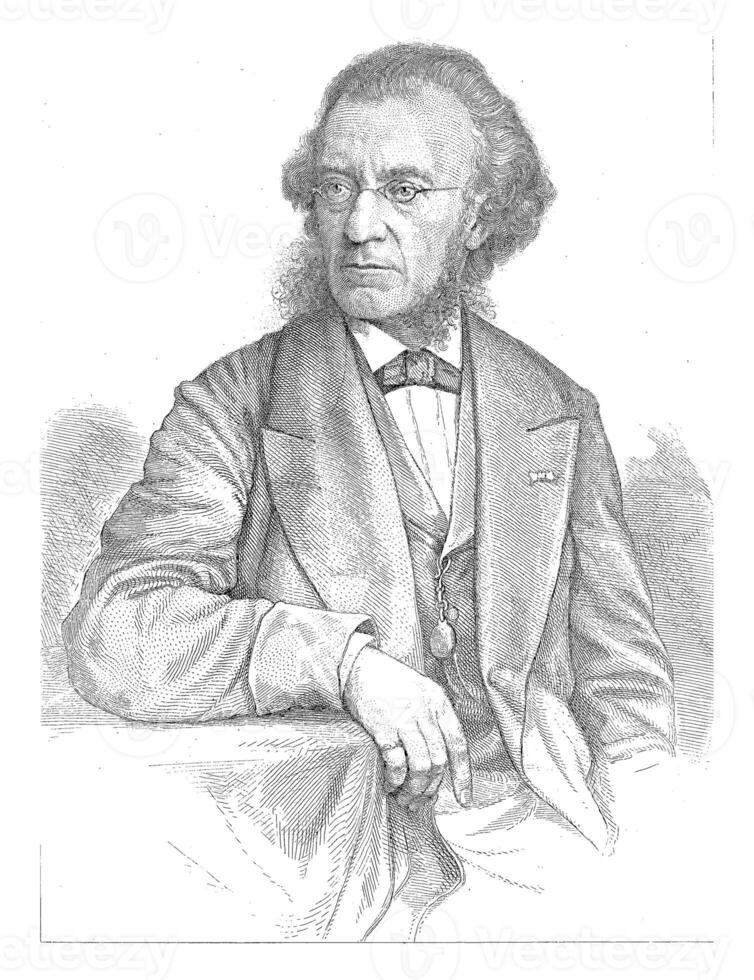 Portrait of Josephus Albertus Alberdingk Thijm photo