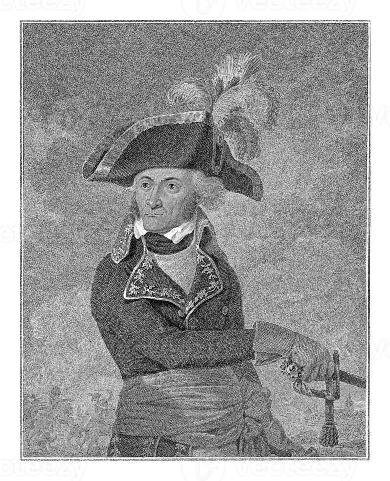 Portrait of Guillaume-Marie-Anne Brune, Christiaan Josi, after Cornelis van Cuylenburgh II, in or after 1799 - 1818 photo