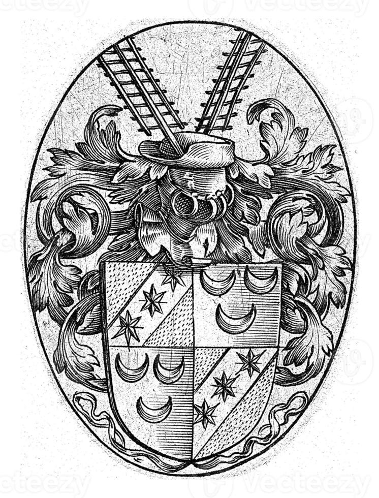 Coat of arms of the Van Wassenaer and Van Matenesse families photo