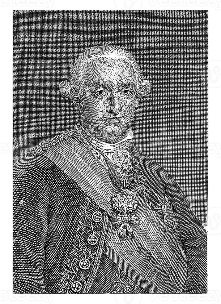 Portrait of Charles IV, King of Spain, Manuel Salvador Carmona, after Francisco de Goya, 1744 - 1820 photo