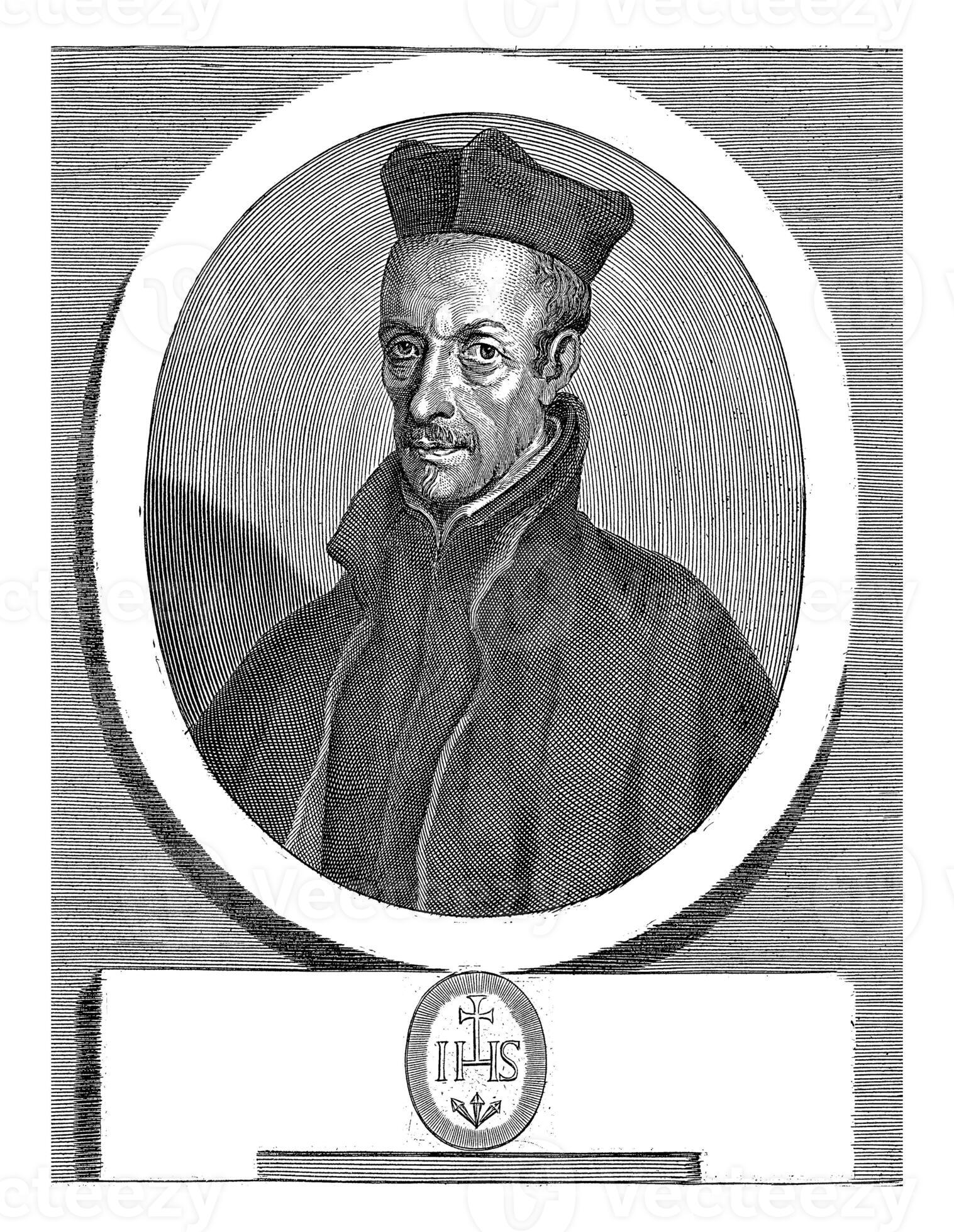 Portrait of the Jesuit Charles de Noyelle, Arnold van Westerhout, 1731