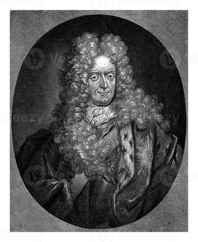 Portrait of Anton Ulrich, Duke of Brunswick-Luneburg, Pieter Schenk I, 1704 photo