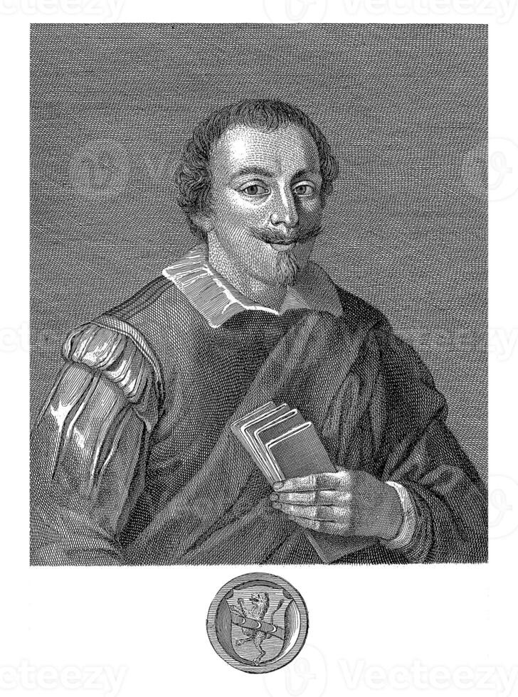 Portrait of music theorist Giovanni Battista Doni, Gaetano Vascellini, after Giuliano Traballesi, after unknown, 1755 - 1805 photo