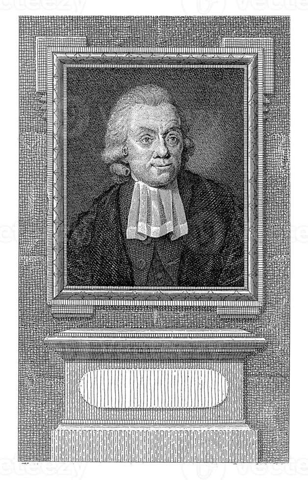 retrato de Matías camioneta geuns, Reinier vinkeles i, después monograma h inventor, 1786 - 1809 foto