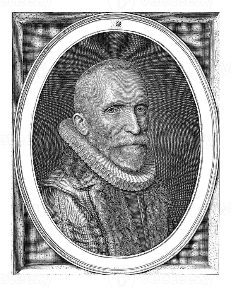 Portrait of pastor Arnold Cornelisz. Crusius at the age of 58 photo