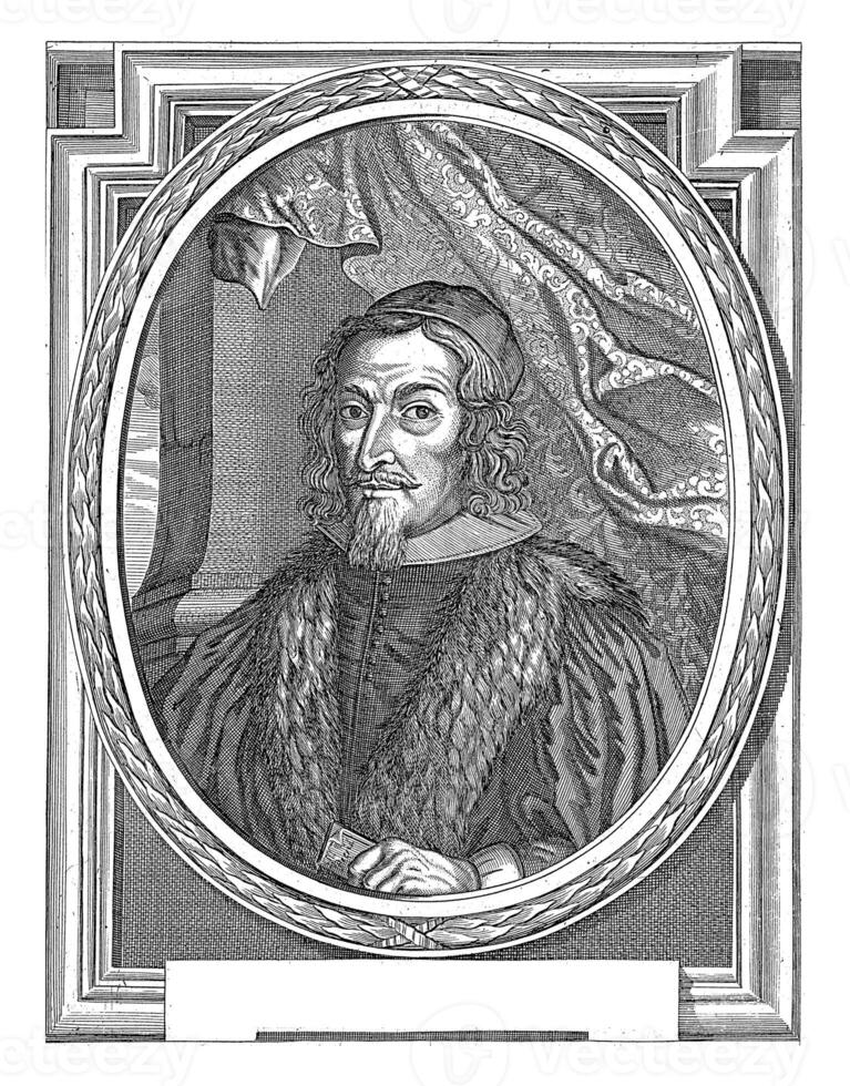 Portrait of Bartolomeo Aresi, Cesare Laurentio, after Agustino Agustino, 1600 - 1699 photo