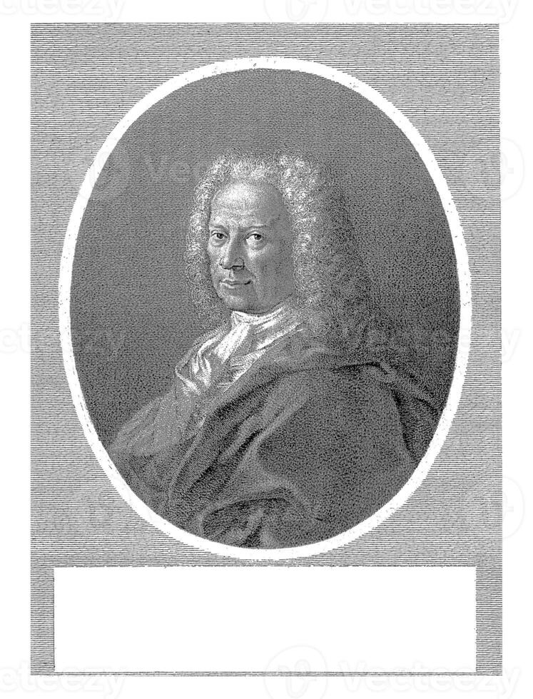 Portrait of Historian Scipione Maffei, Giovanni Marco Pitteri, 1712 - 1786 photo