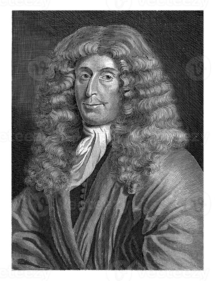 Portrait of Thomas Muncker, Hendrik Cause, c. 1663 - 1699 photo