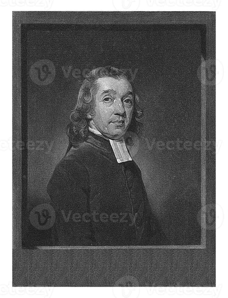Portrait of the poet and clergyman Matthias Jorissen, Charles Howard Hodges, 1796 photo