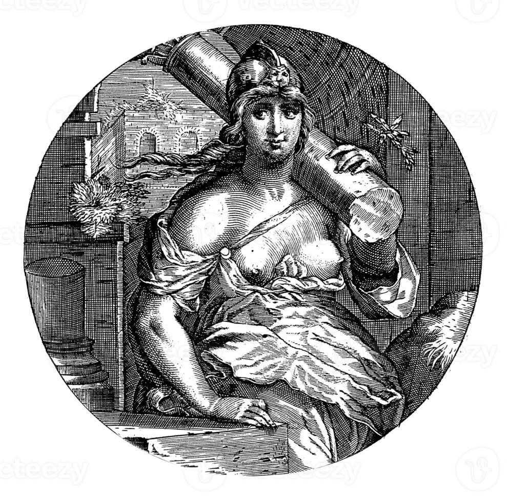 Strength, Crispijn van de Passe I, 1600 photo