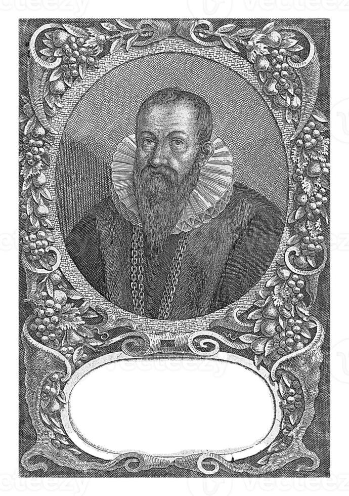 Portrait of Jacobus Starck, Johann Friedrich Leonard, 1668 photo