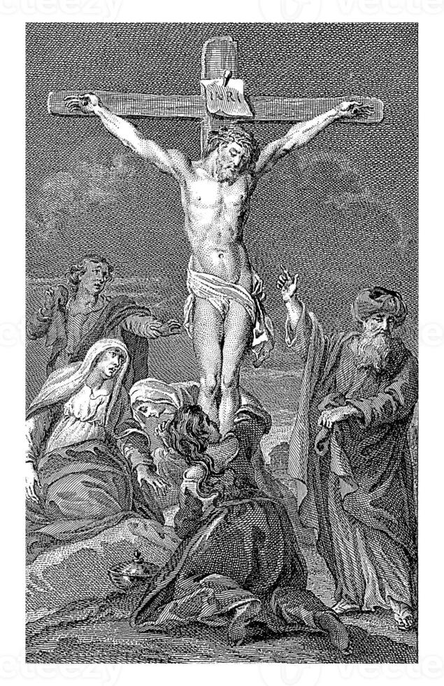 Cristo en el cruz, Reinier vinkeles i, 1785 foto