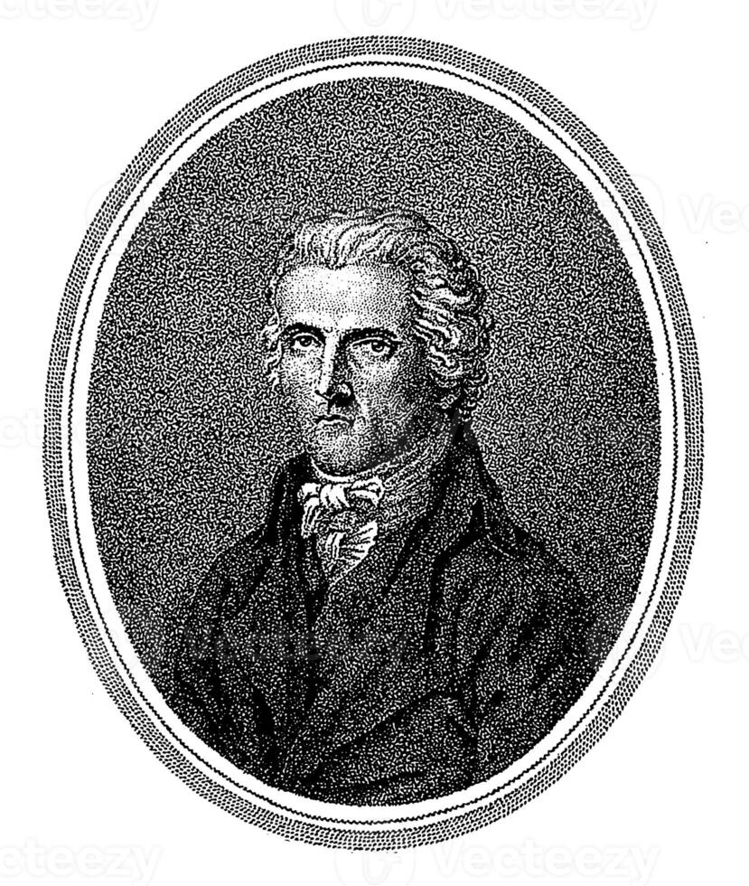 retrato de johann Delaware caro, johann carlo más rico, después rahl, 1780 - 1832 foto